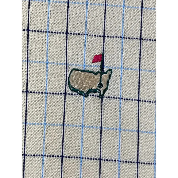 Masters Collections S Mens Yellow/Blue Strips 60's Two-PlyMercerized Polo Shirt - Picture 5 of 11